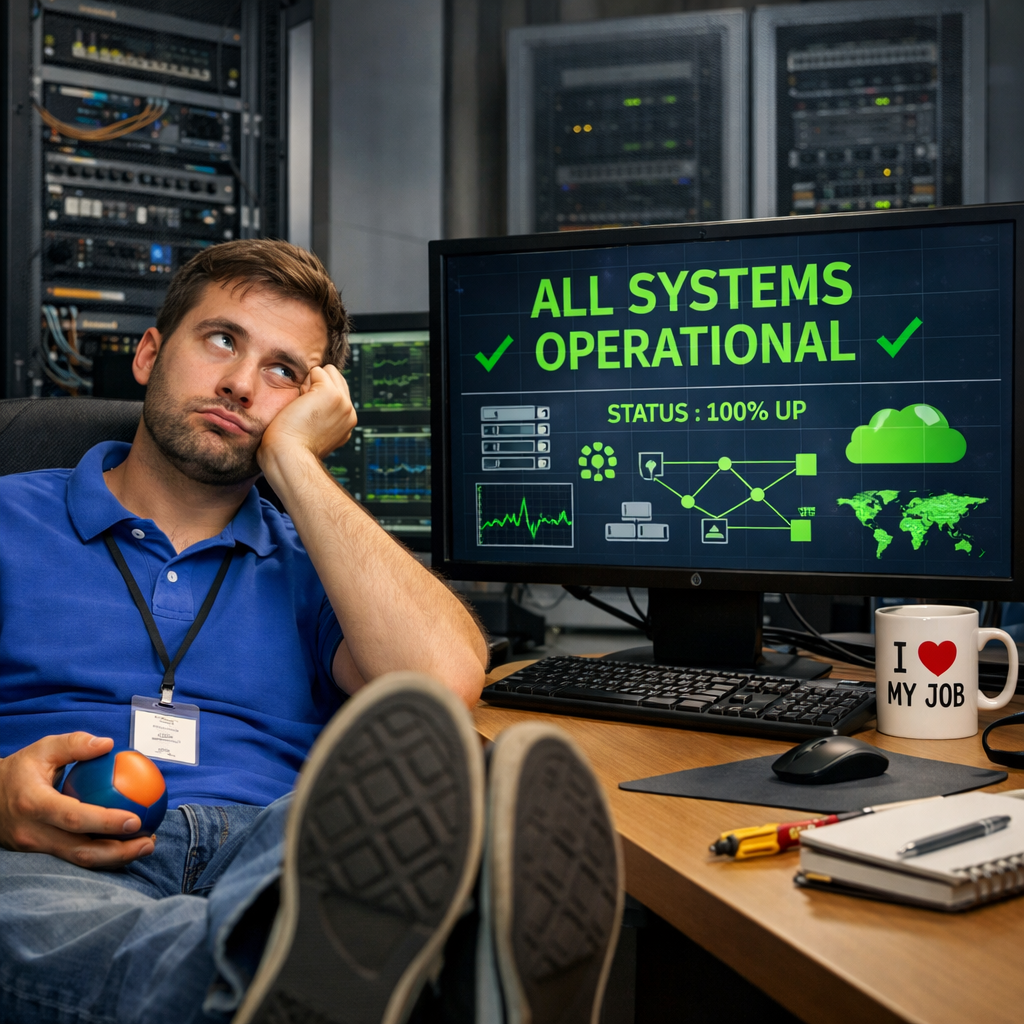 Unatkozó IT-s, minden rendszer működik